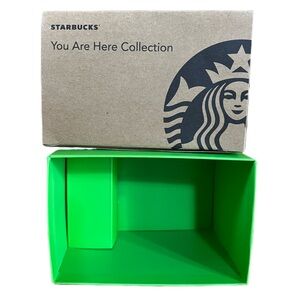 Starbucks Collection Box with Bright Green Lid